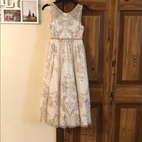 rose gold tween dress